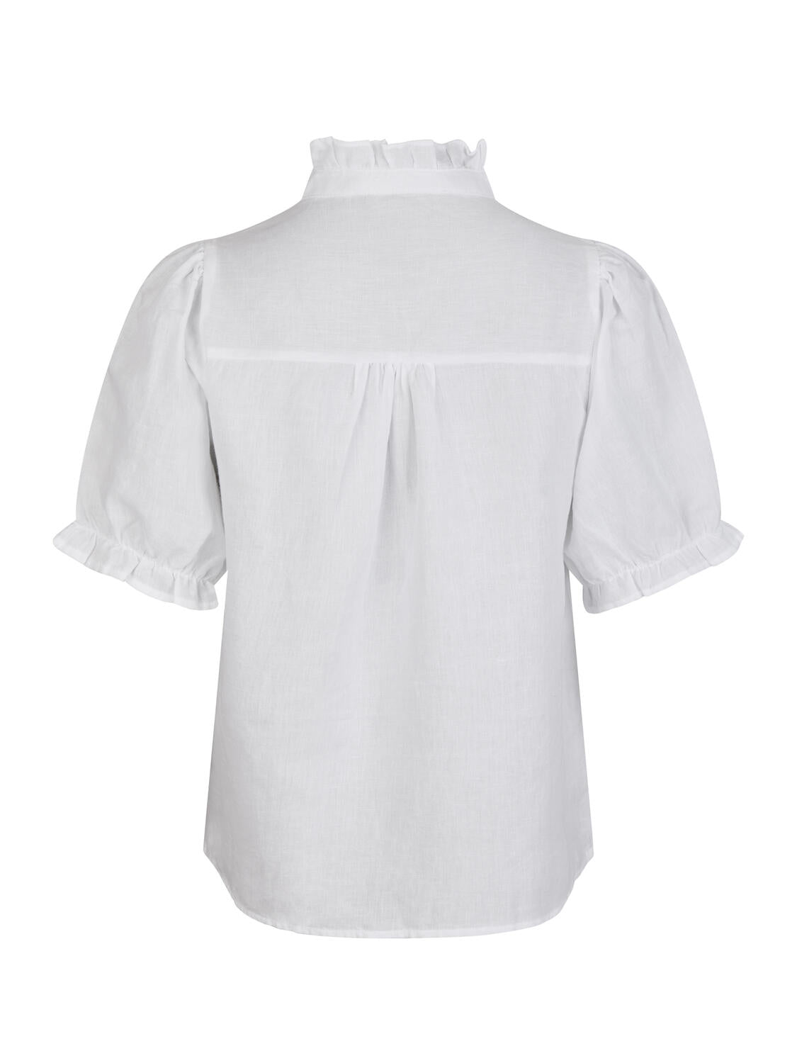 Hedesa hørbluse - hvid